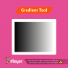آموزش ابزار گرادینت gradient tool photoshop