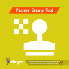 آموزش ابزار فتوشاپ پترن استامپ pattern stamp tool Photoshop
