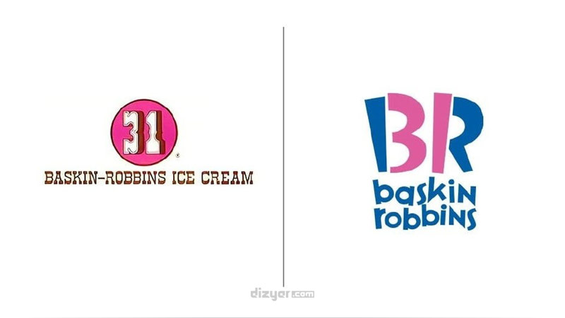 لوگو بستنی بسکین رابینز